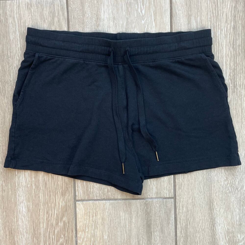Tasc Performance Lounge Shorts Women M Gray Bamboo Organic Cotton Comfort
